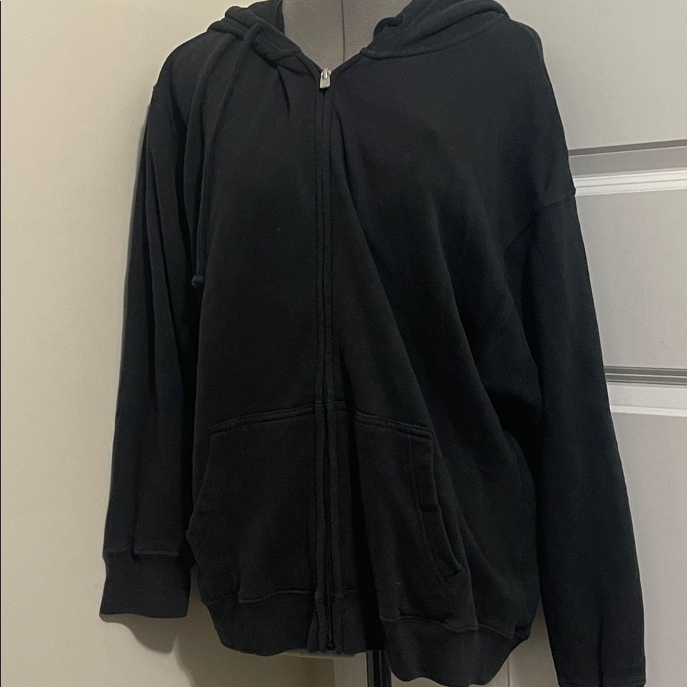 Hollister Classic Black Zip-Up Hoodie